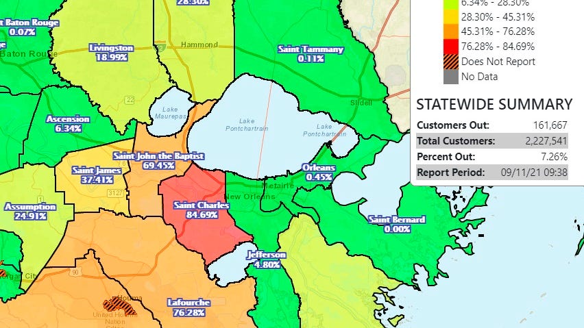 Power restoration nearly complete in metro area, but a long road elsewhere