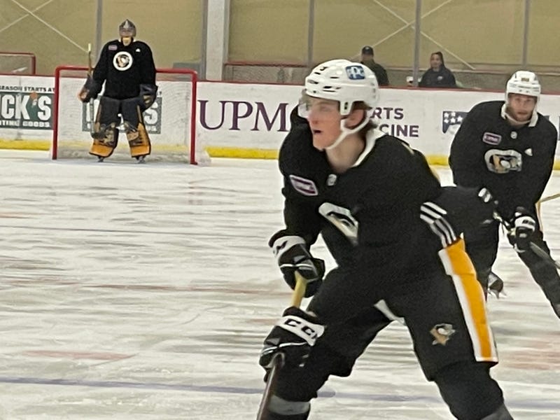 Owen Pickering at Pens development camp