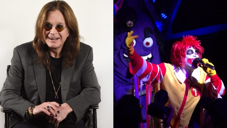 That Time Ozzy Osbourne Met The Fast Food Tribute Band Mac Sabbath
