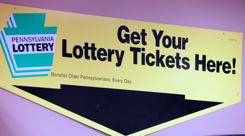 Pennsylvania Lottery sign