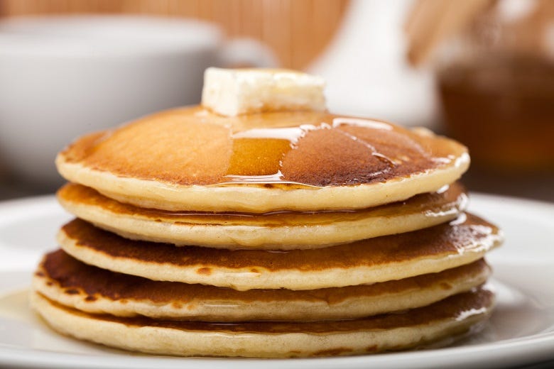 stack of pancakes
