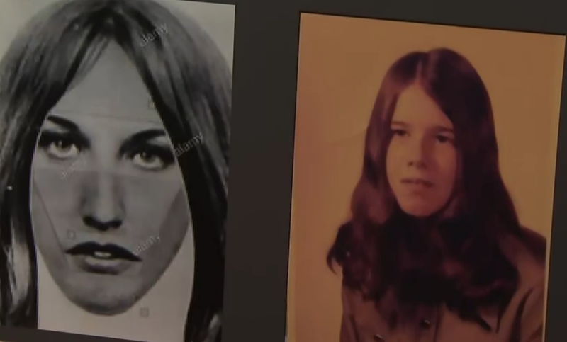 Patricia Newsom (R), identified in 2023 as a young woman found dead in East Haven in 1975