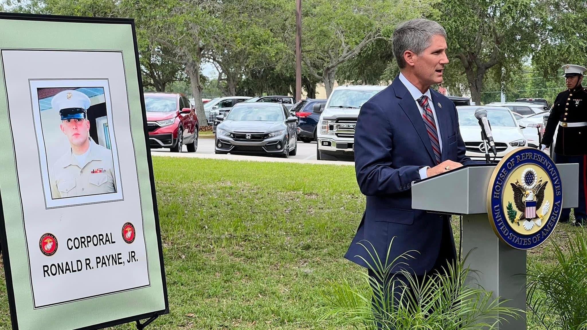Florida post office renamed in honor of fallen Marine