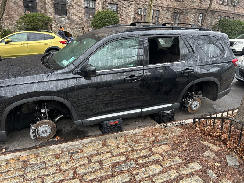 Tire theft is up in the 34th Precinct, residents from Washington Heights to Hudson Heights tell 1010 WINS.