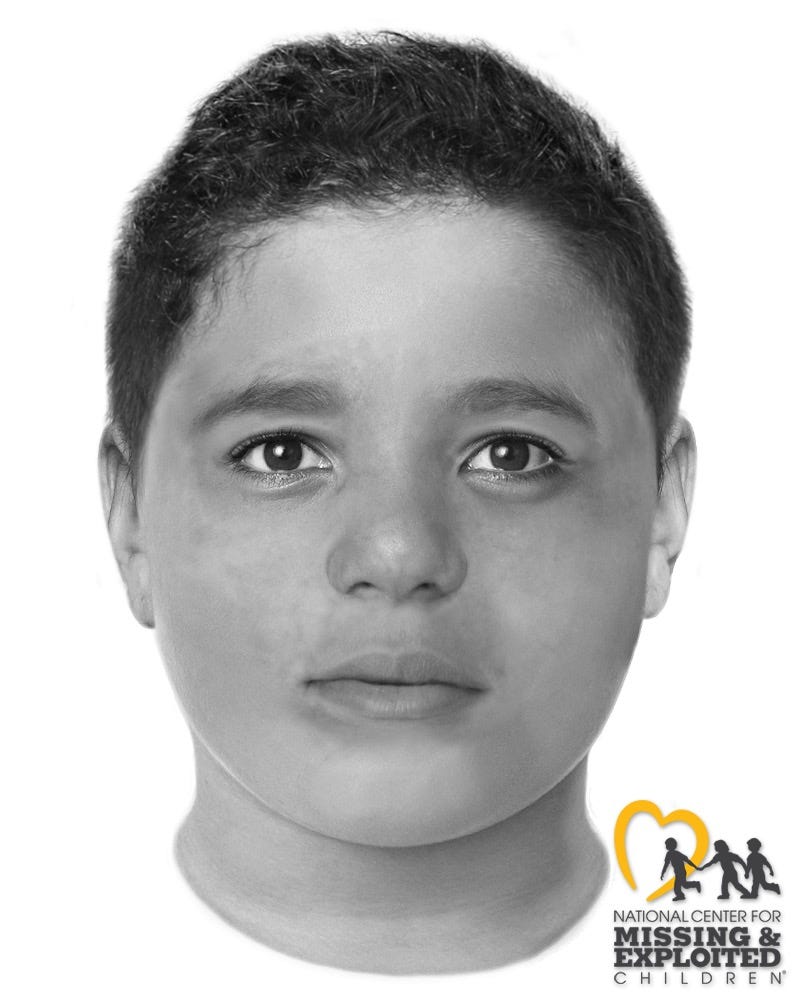 Digitally enhanced image of boy found dead near Mountain Springs on May 28th, 2021