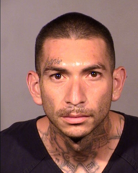 Booking photo of murder suspect John Carillo