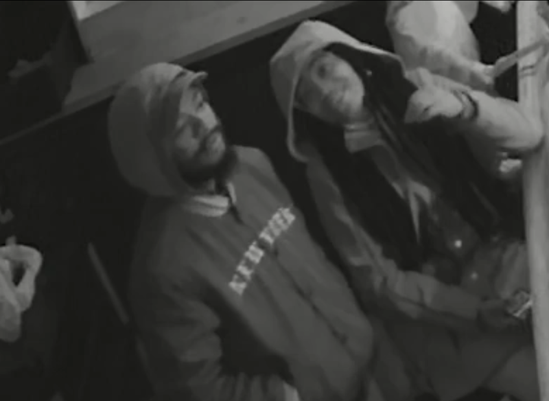 Black and white surveillance photo of Third Street Bar shooting person of interest