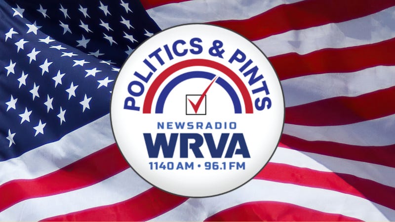 Politics and Pints 2022 on American Flag