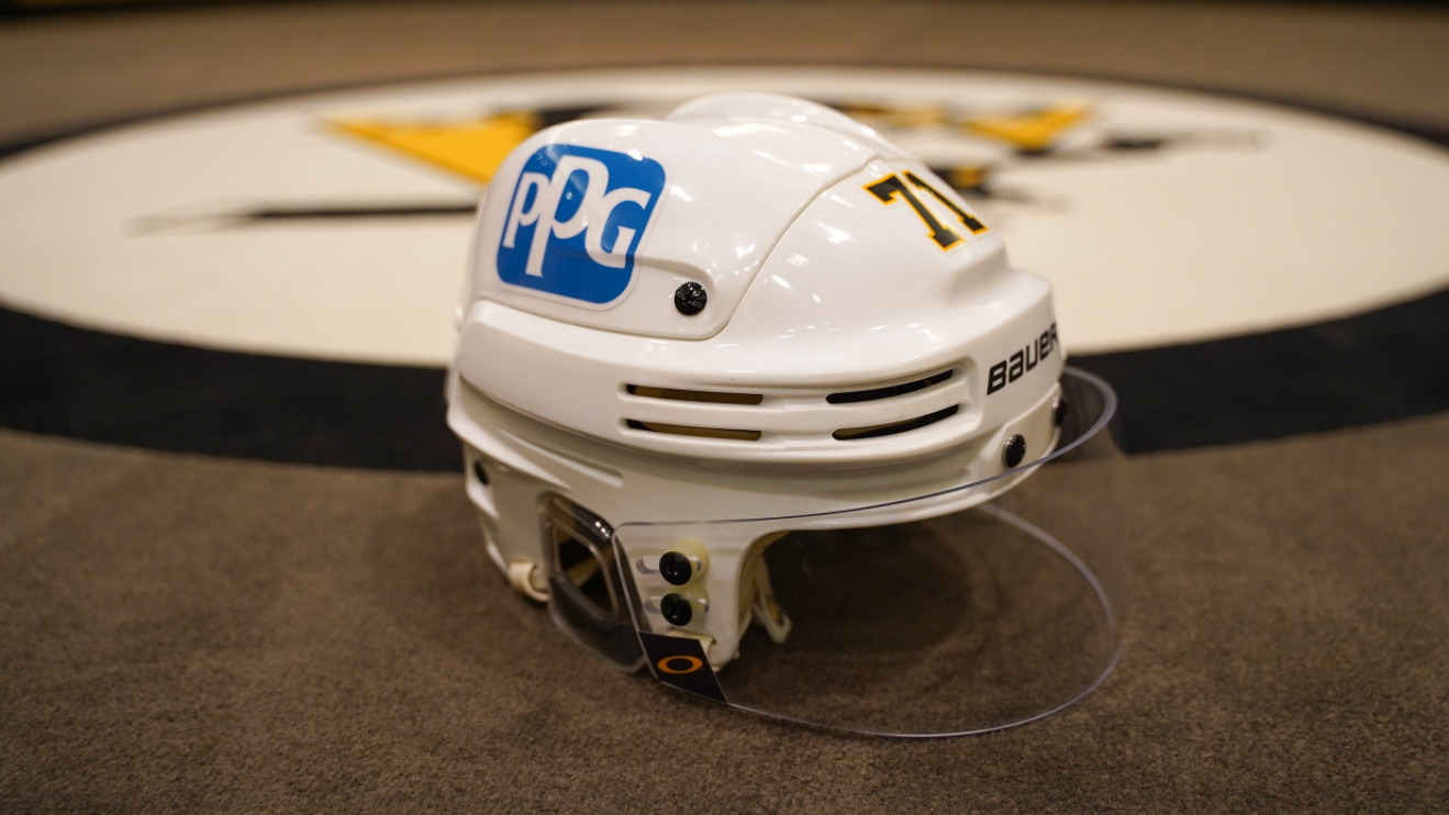 Penguins helmets to feature PPG logo this season