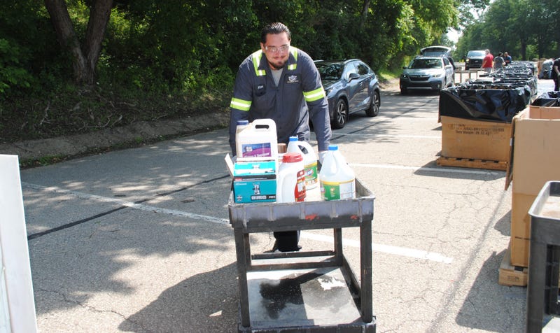 PRC working during a collection event