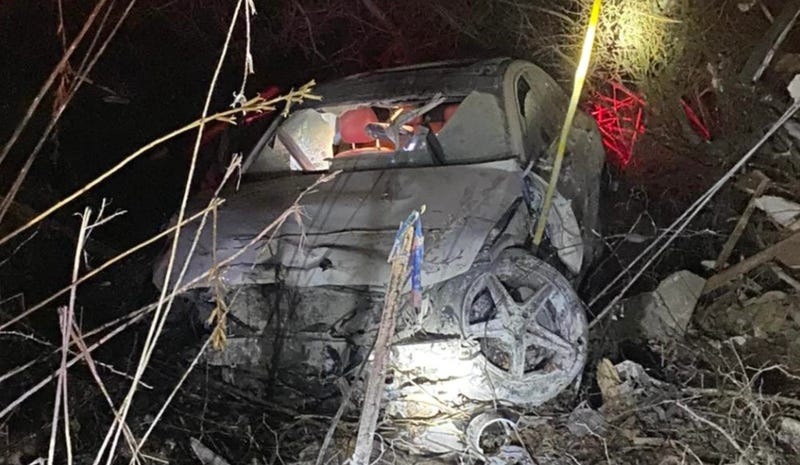 Jan. 15 car accident scene photo