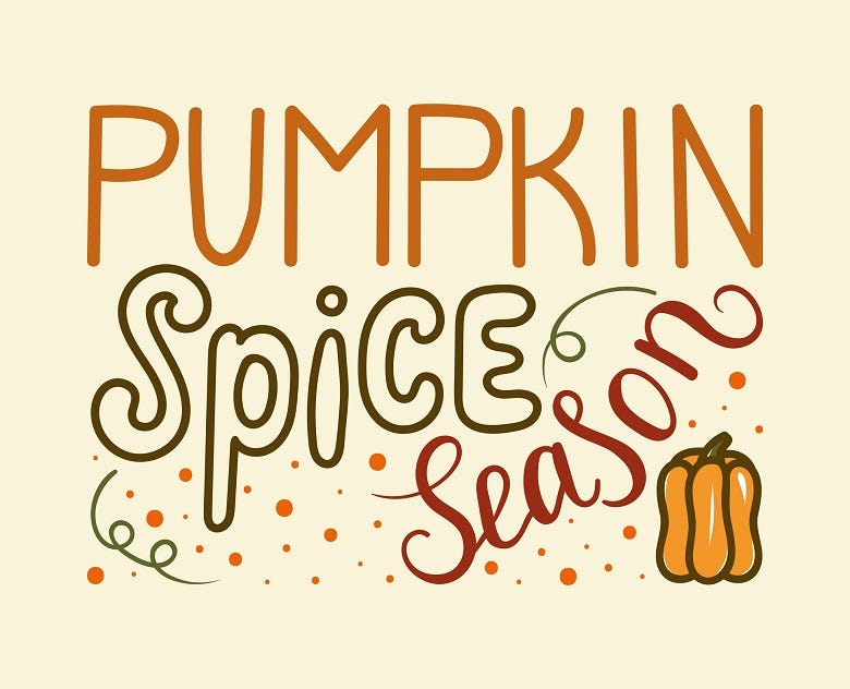 Pumpkin Spice Season graphic