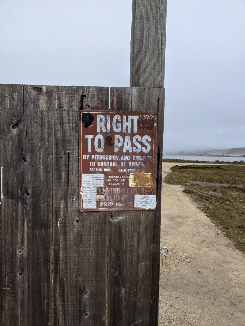 There's no trespassing to be found here.