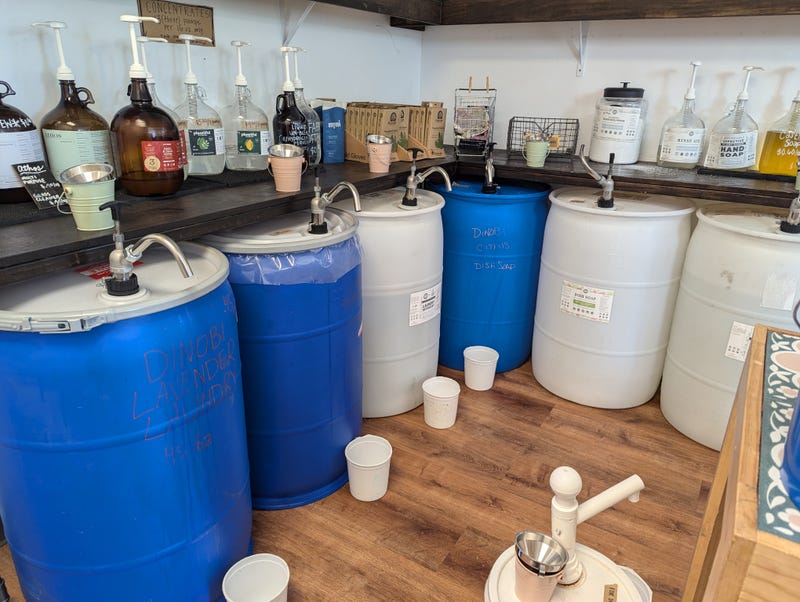 Cleaners and concentrates, ready for purchase at Eco Flamingo.