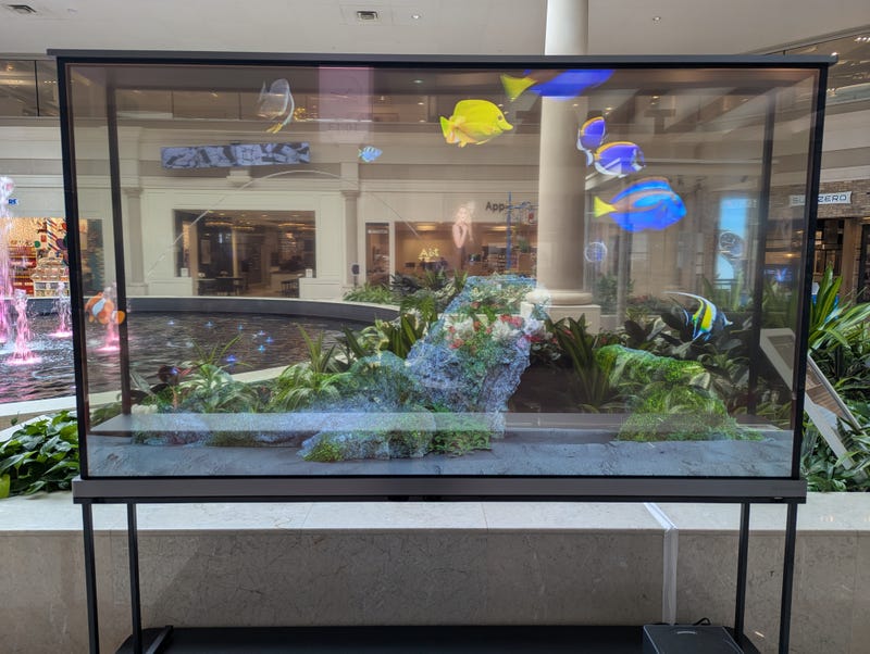 Transparent TV