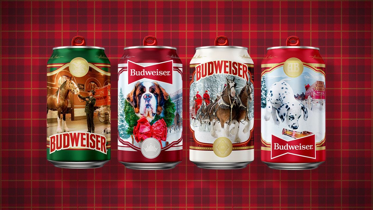Here's how your dog could be on Budweiser's next holiday can