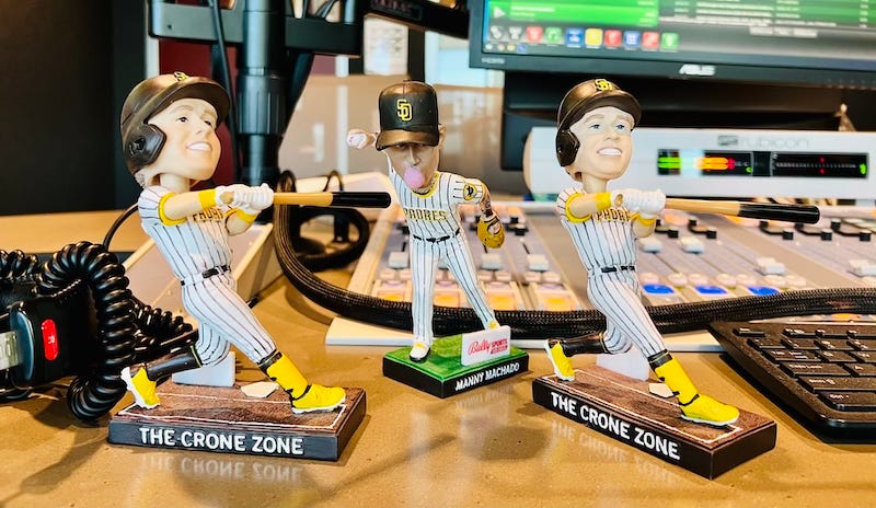 Rob & Joss San Diego Padres Bobbleheads KYXY 96.5