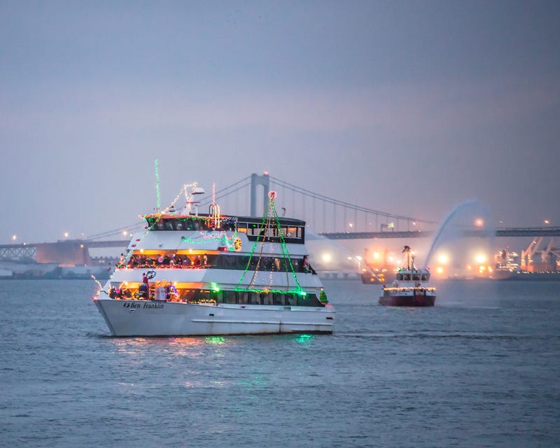 Parade of Lights at Independence Seaport Museum