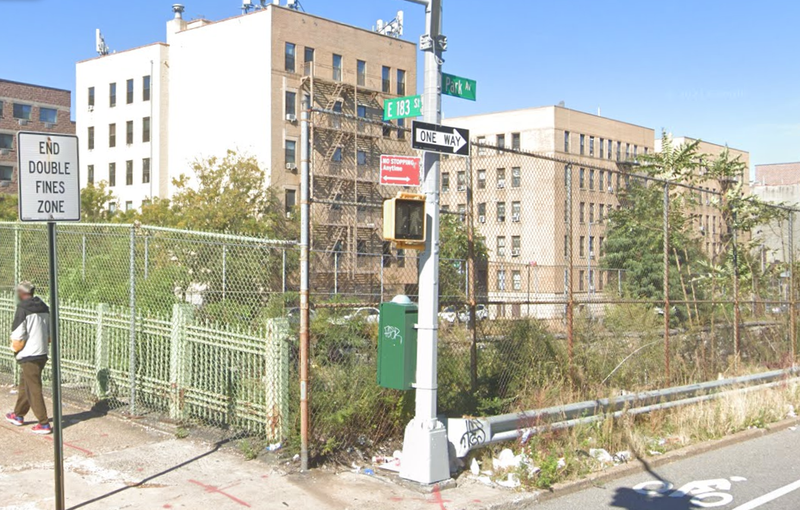 A moped driver, 35, was killed after running into the side of a car in the Belmont section of the Bronx on Friday evening.