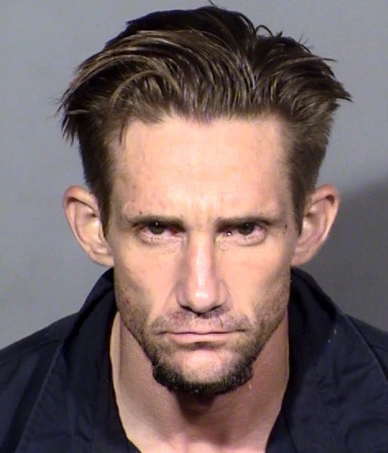 Booking photo of auto-theft suspect Parker Leonard