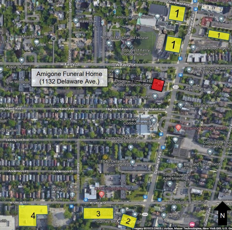 Parking availability for Thursday's wake for Jason Arno