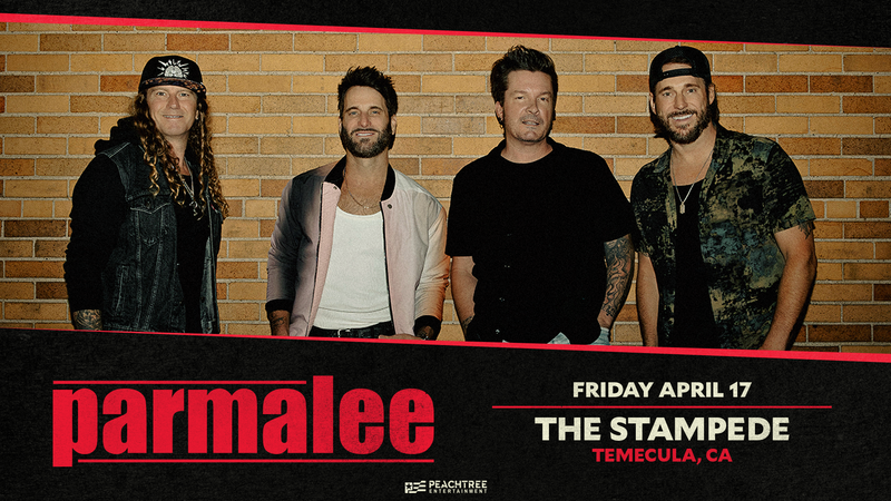 Weekend Code Words: Parmalee Tickets at The Stampede in Temecula!