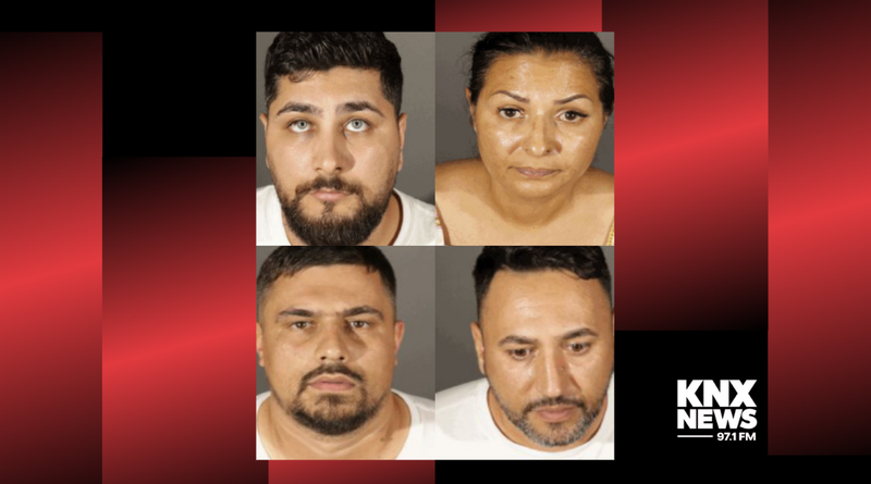 (Top left to right) Vasile Alberto Balan, 27, Mihaela Simion, 20, Cosmin Cismarv, 36, and Sorin Stefan, 43.