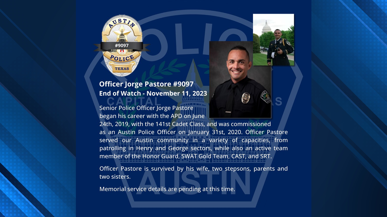 APD identifies officer killed in Saturday morning SWAT situation