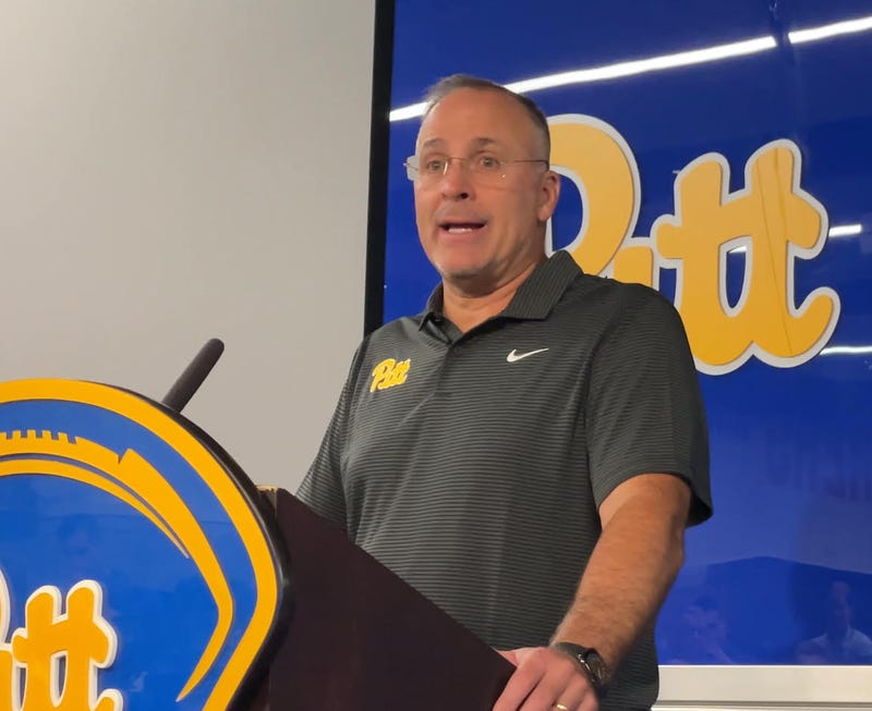 Pat Narduzzi at news conference