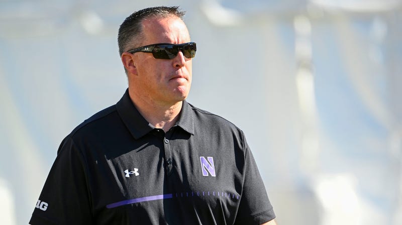 Northwestern coach Pat Fitzgerald