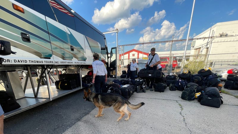 Pa. Task Force 1 comprises Philadelphia firefighters, medics and other personnel from around the state, and canines.