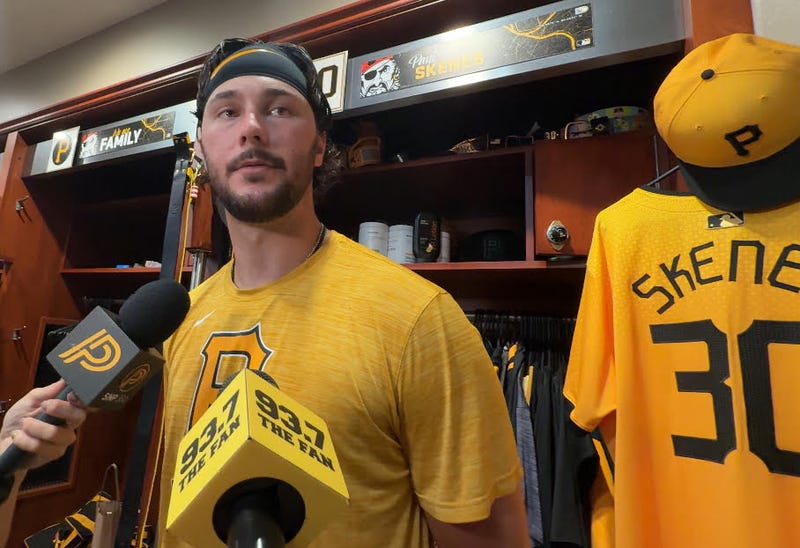 Paul Skenes at locker