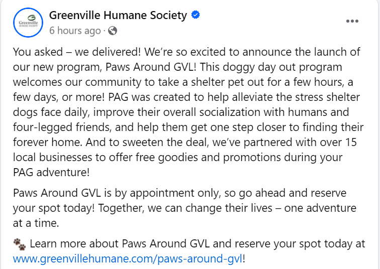 GHS Facebook Page