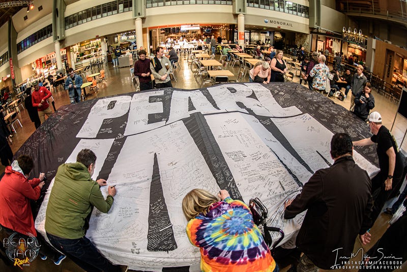 Pearl Jam - 2018 Home Show Flag Signing - Seattle Center Armory 5.28.24
