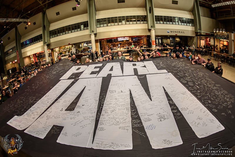 Pearl Jam - Seattle Center Armory Flag Signing 5.28.24