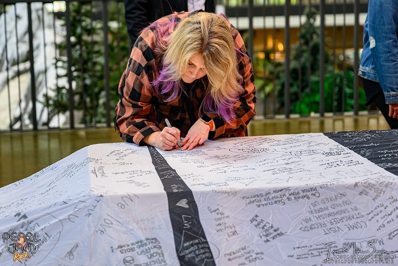 Pearl Jam - 2018 Home Show Flag Signing - Seattle Center Armory 5.28.24