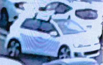 Car of suspect accused of taking upskirt photos at mall