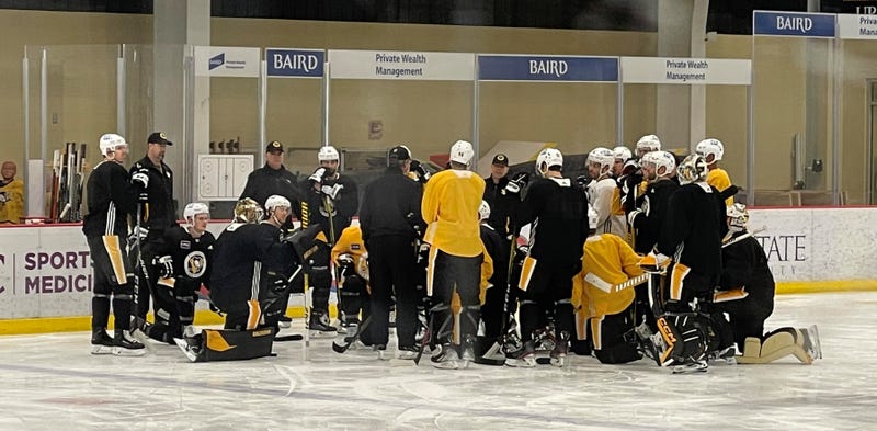 Pens at practice