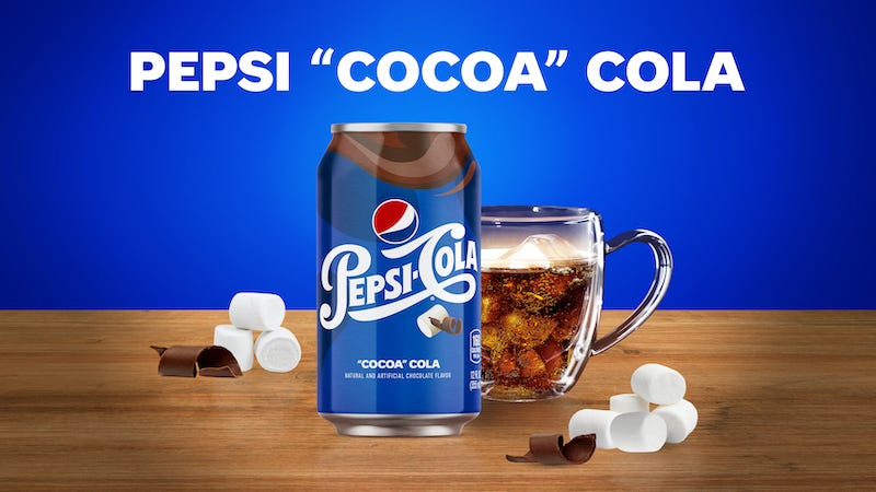 Pepsi is debuting a winter-inspired drink in 2021