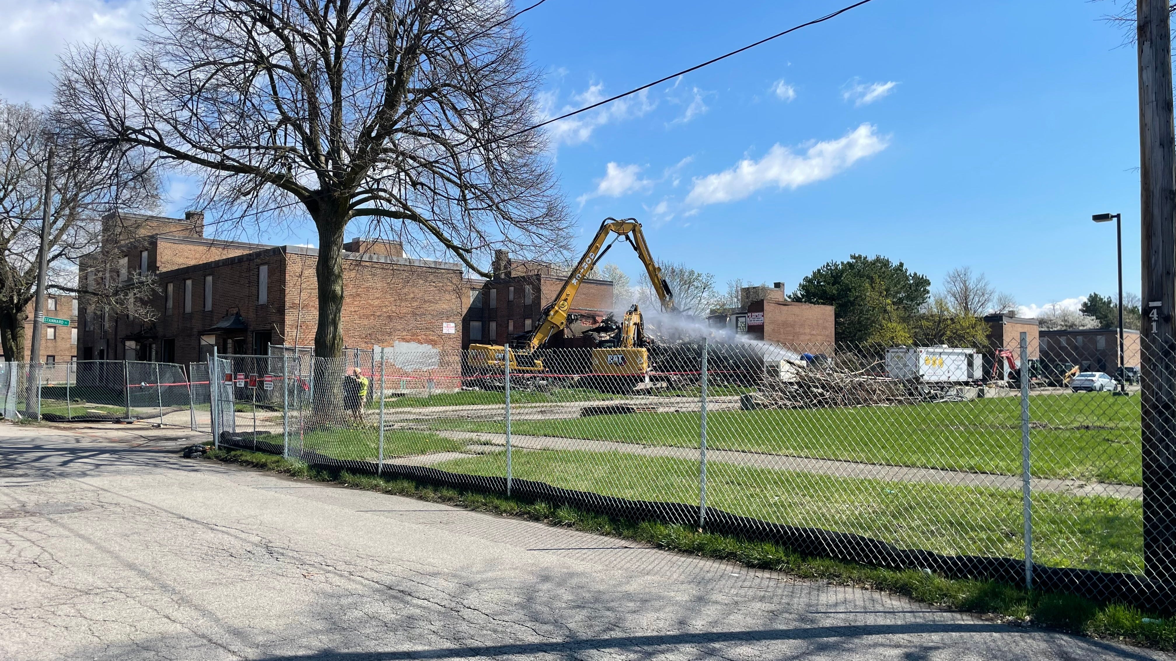 Demolition of Perry Projects sign of growth to come for Ellicott District