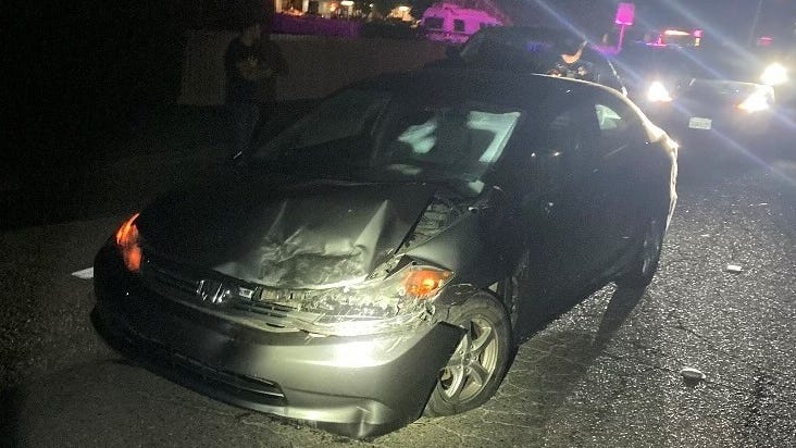 North Bay DUI suspect allegedly hits 4 cars before arrest