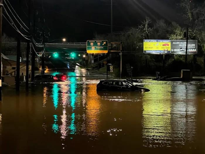 Flooding in Petersburg