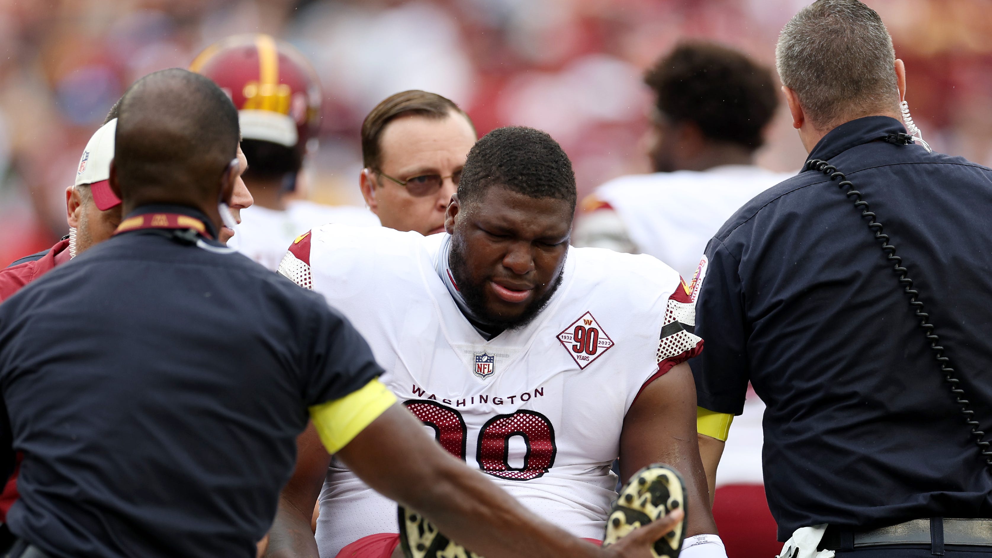 Report: Commanders rookie Phidarian Mathis out for season