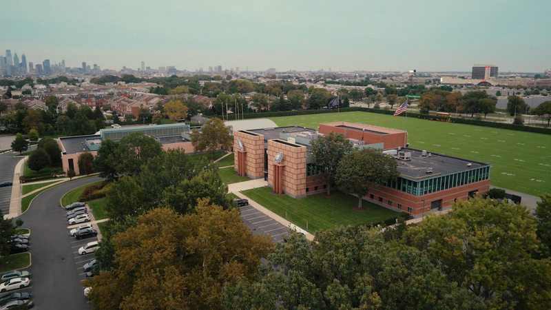 Eagles training facility in South Philadelphia 