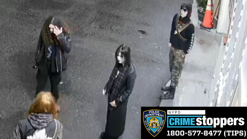 Police are searching for four suspects in a possible hate crime at a church in Marine Park