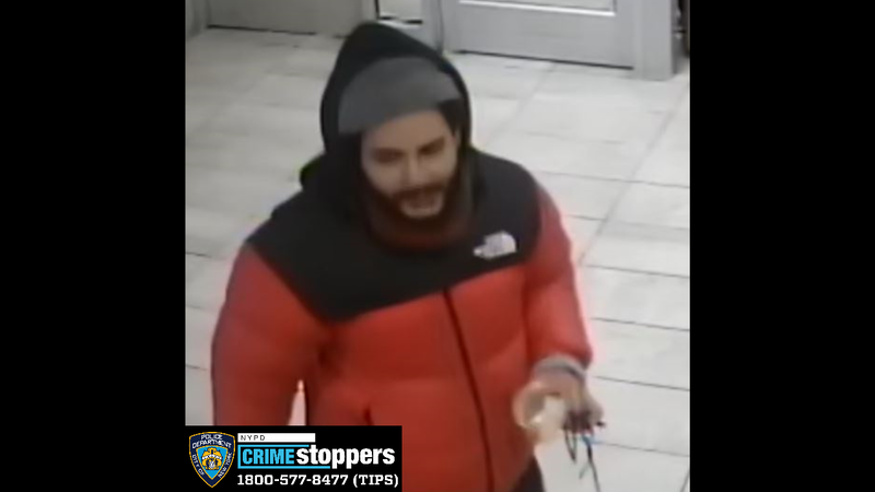 Surveillance footage shows the suspect around the time of Sunday's attack