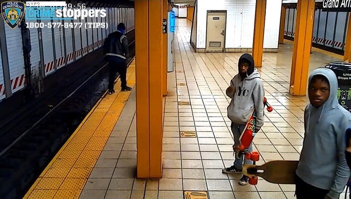 Police said the woman didn't know her attackers