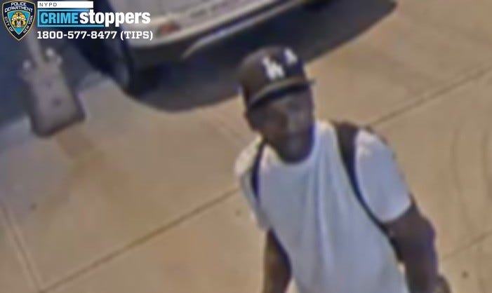 The man police are searching for in Saturday's attack