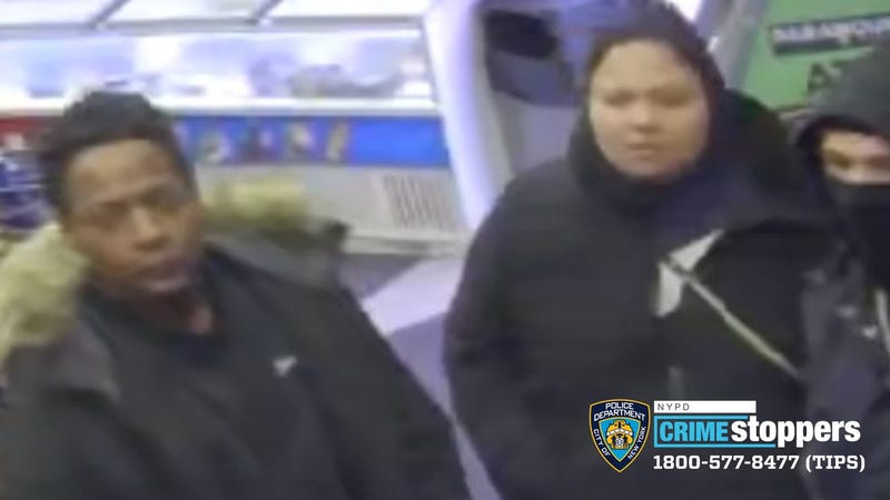 Police are searching for three suspects in the attempted robbery