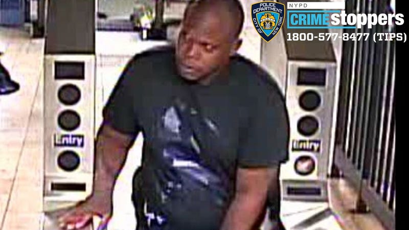 A photo of the man who performed lewd acts at subway station. 